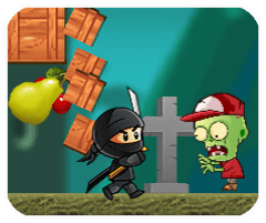 Game Ninja kid vs Zombies, chơi game ninja kid vs zombies online